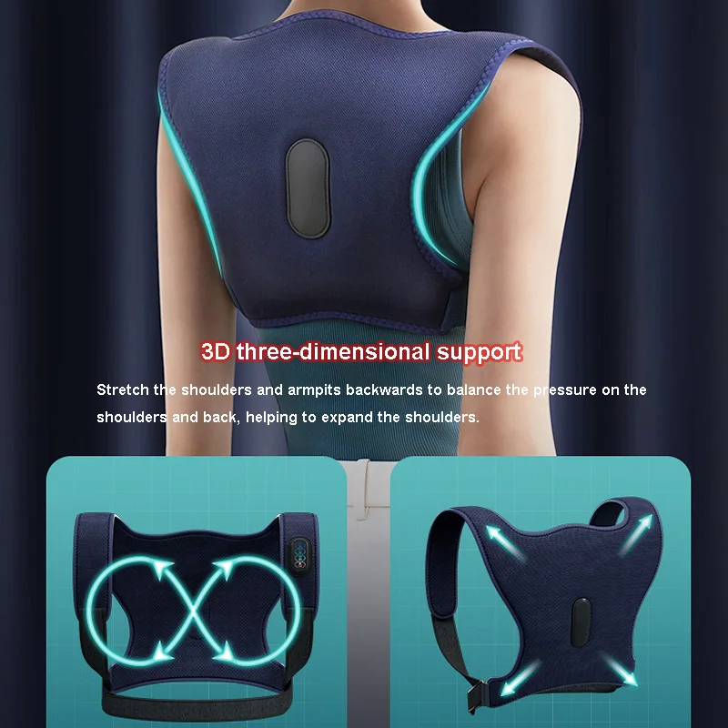 

Customizable Household Wireless Vibration Hot Compress Back Shoulder Stretching Massager Pain Relief Shoulder Thermal