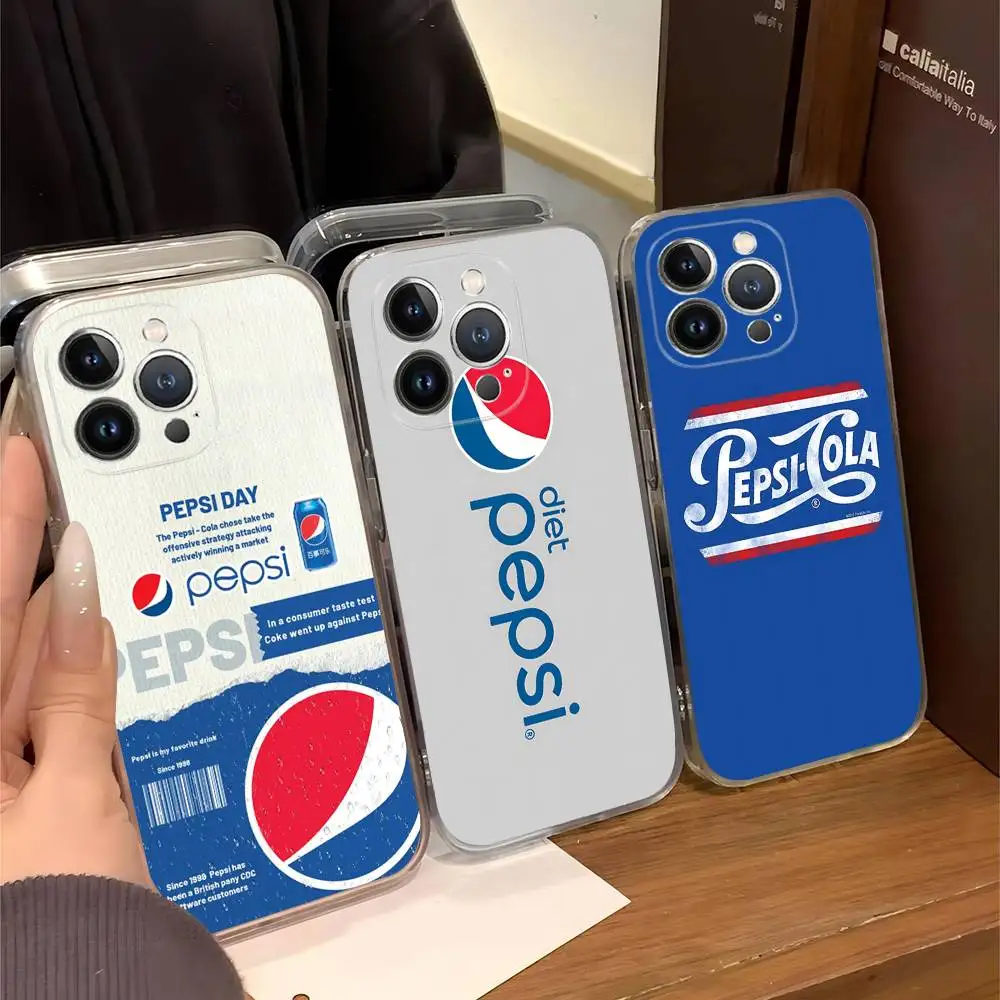 Getränke P-Pepsis Cola für iPhone 17 16 16e 15 14 13 12 11 Pro Max Mini Plus Handyhülle