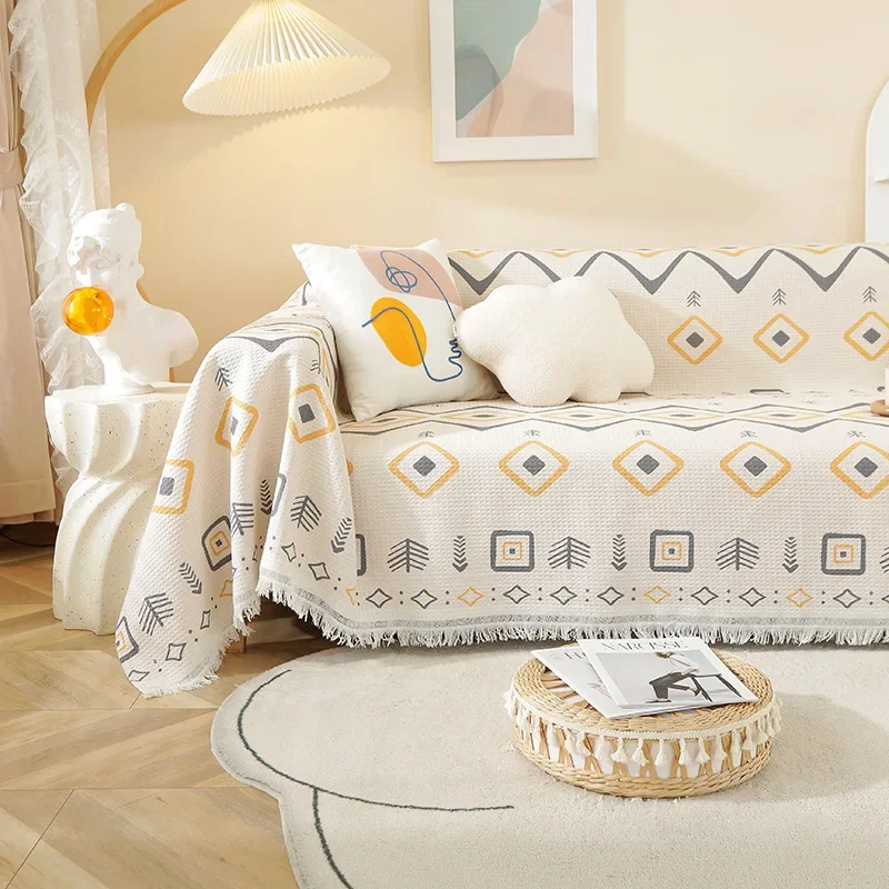 One Piece Full Wrap Sofa Cover Blanket Universal Sofa Slipcover All Season Household Textile Products