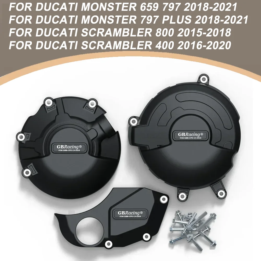 

Motorcycle Engine Cover Protection Cover For DUCATI monster 659 797 plus Scrambler 800 400 2016 2017 2018 2019 2020
