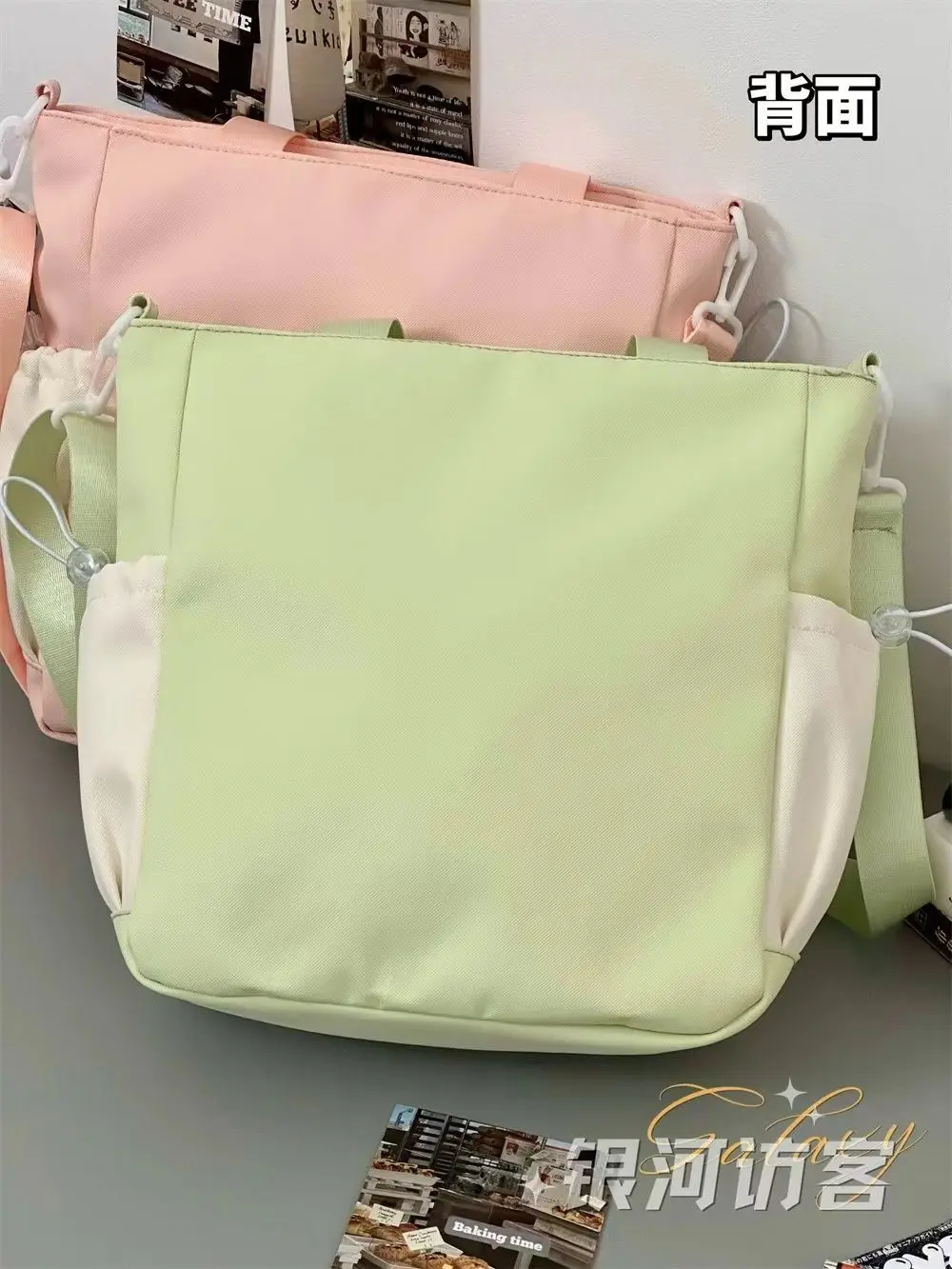 Kawaii Japanese School Crossbody Bag: Versatile Tote for Girls - Spacious Study Shoulder Bag for Tutoring & Class image 5