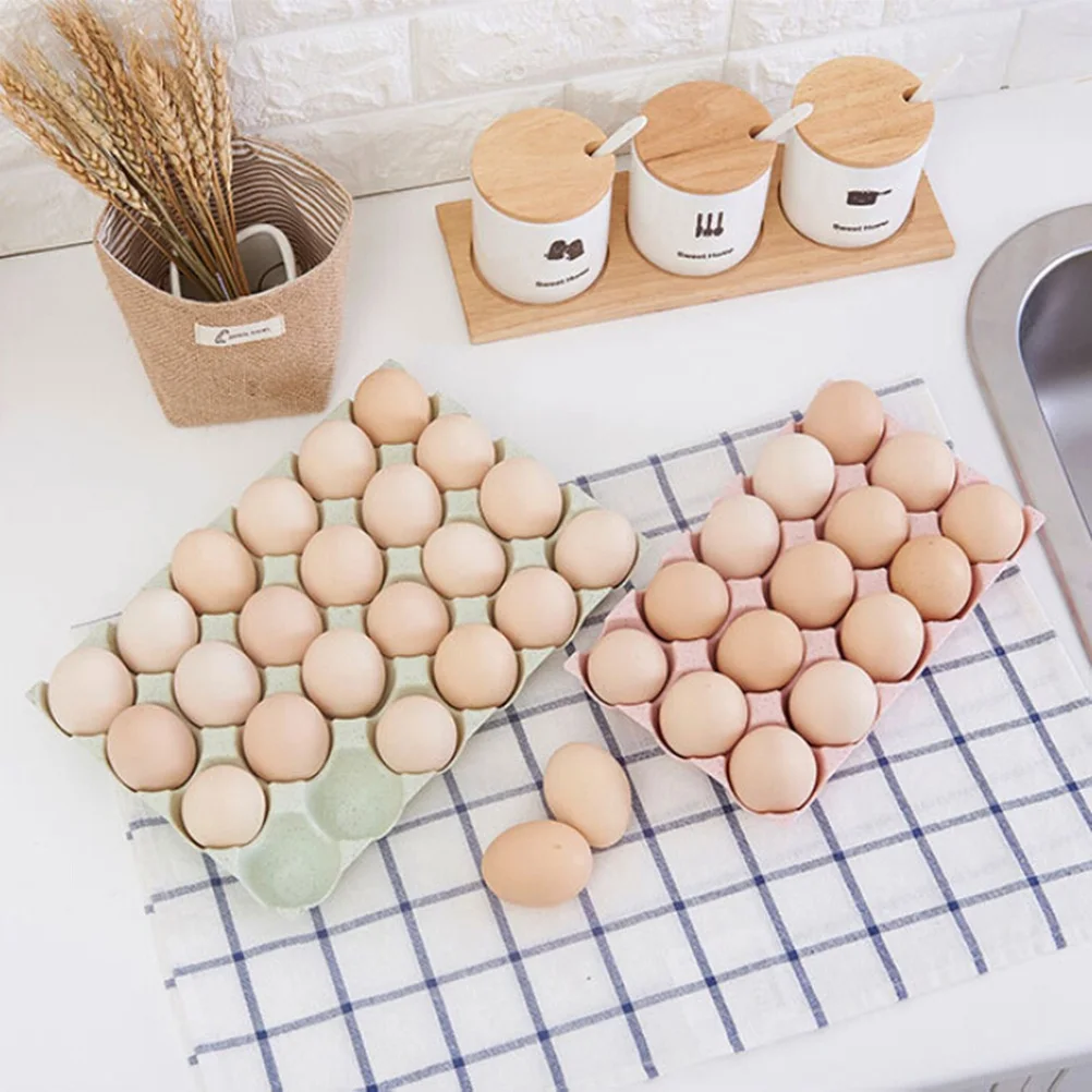 

Egg Holder Box Storage Organizer Refrigerator Durable Pp Material Collision Protection Colorful Design Home Kitchen Use