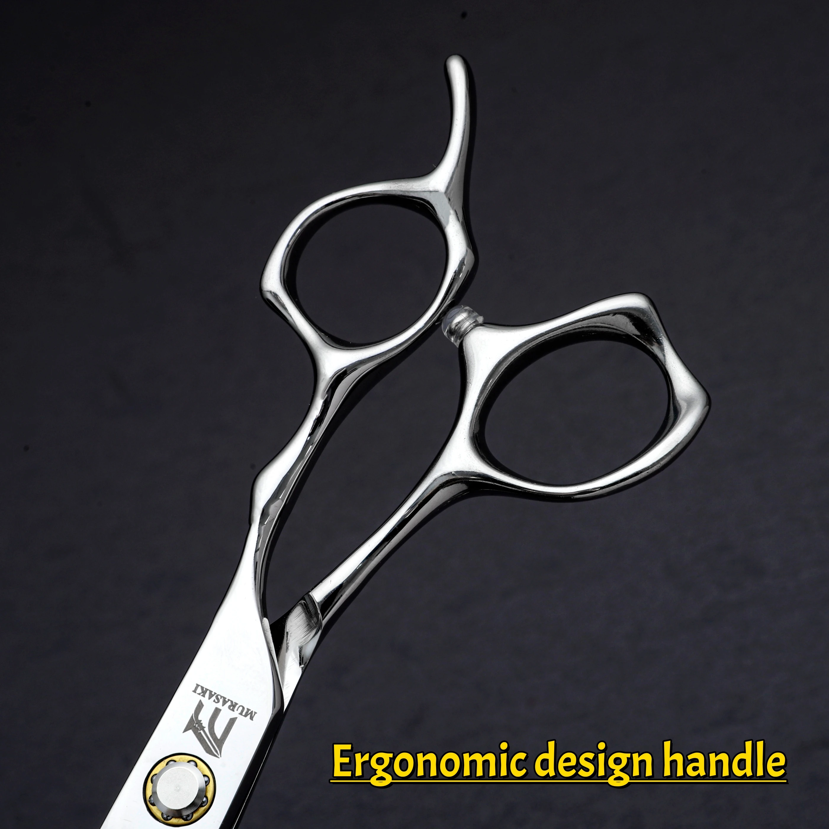 Professionelle Friseurscheren, Set aus 6 Zoll 440C Stahl-Haarschneidescheren, scharfes und langlebiges Friseursalon-Zubehör – Detail 5