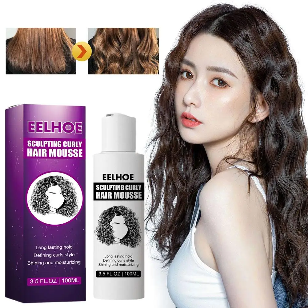 

Hair Curling Cream Hair Conditioner, Moisturizing Frizzy Curl, Wigs Smooth Enhance Nourishing Styling Wavy Care Nourishing P8P6