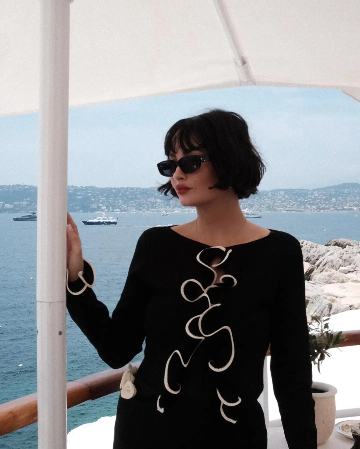 Yellow Knitted Cropped Cardigan Ruffles Sweater Top For Women Black Long Sleeve Y2K Lace-up Female Clothing New Knitwears Fall