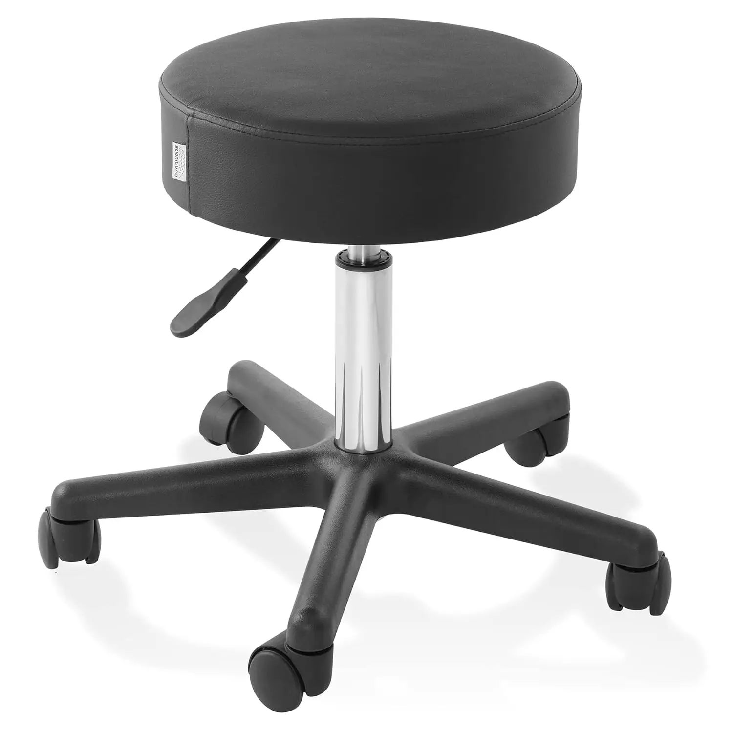 NEW Rolling Hydraulic Salon Stool - Adjustable Swivel Chair for Spa, Shop, Salon, Massage, Medical, Work or Office