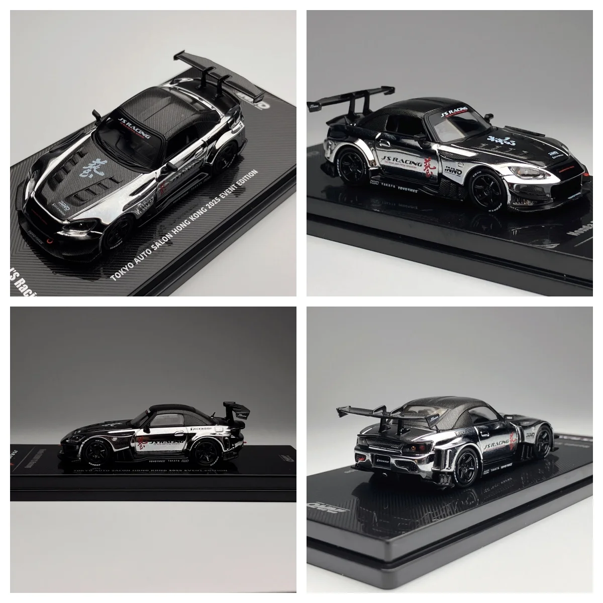 

1/64 INNO64 J's Racing S2000 TAS Hong Kong 2025 Chrome Silver Special