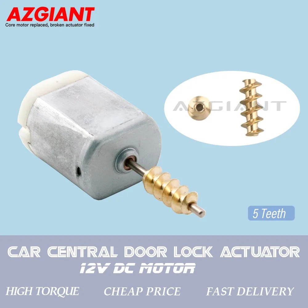 

AZGIANT 5 teeth Car Door Lock Actuator Mechanism 12V DC Motor Repair Kit For Dodge Ram 1500 2500 3500