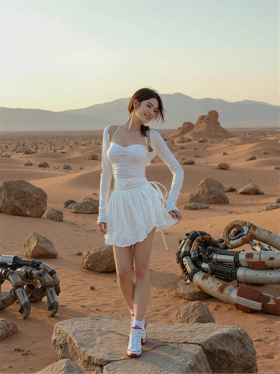 셔링 솔리드 미니 스커트 여성용 티어드 플리츠 메쉬 케이크 러플 레이어드 아플리케 아티스틱 모던 시크 엘레강트 패치워크