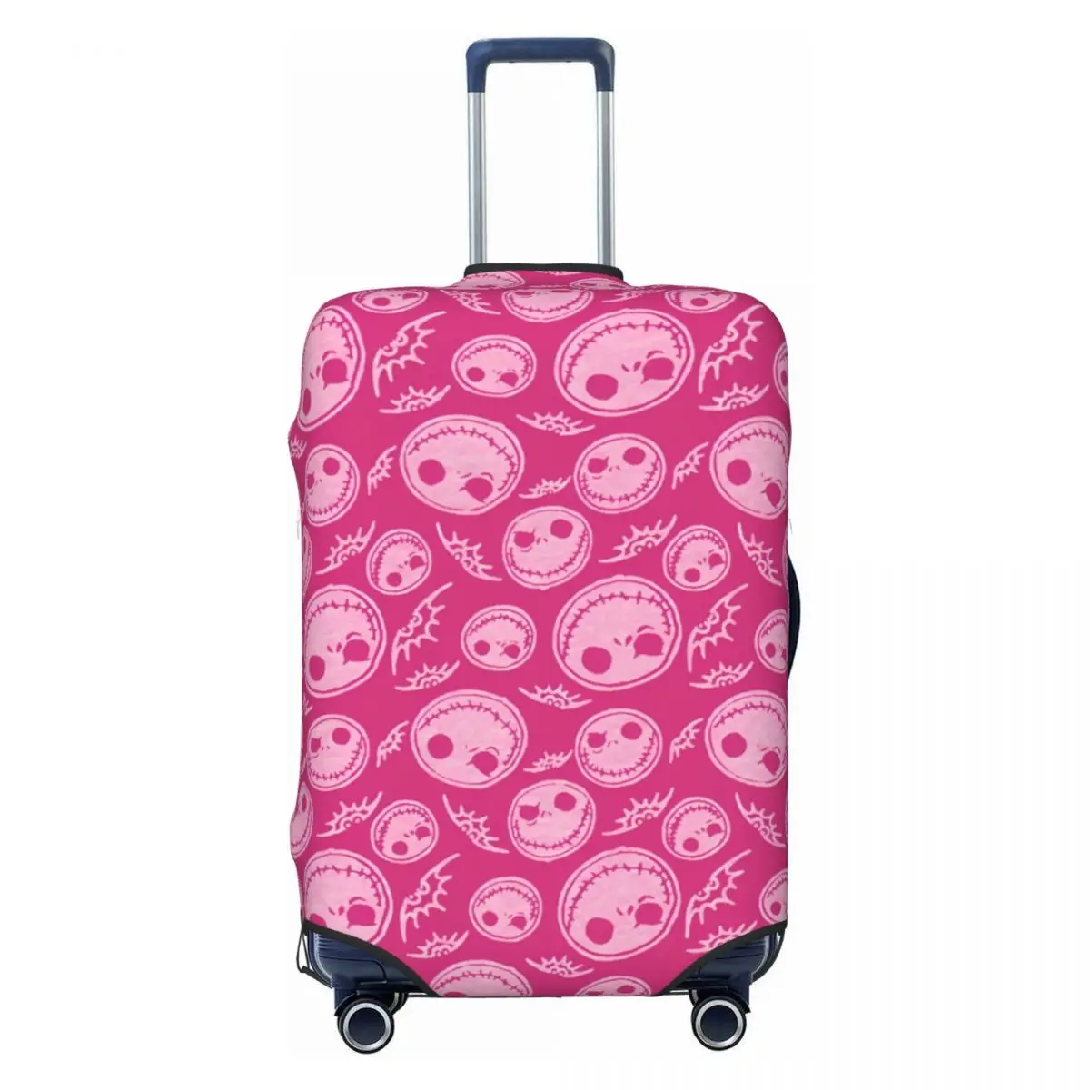 

Custom Nightmare Before Christmas Travel Luggage Cover Elastic Suitcase Cover Protector Fit 18-32 Inch