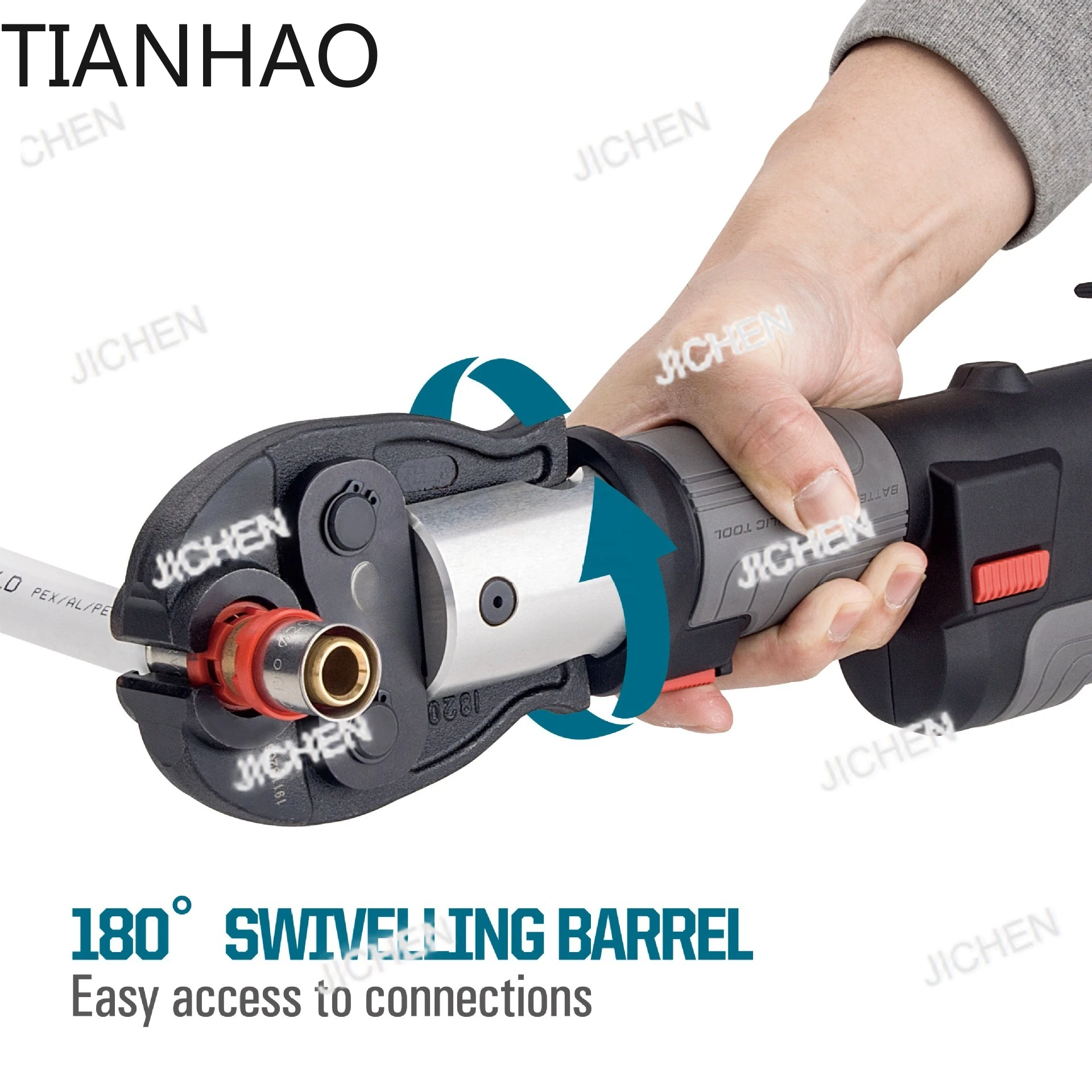 PZ-1930 جولي أداة ZUPPER قابلة للشحن الكهربائية لقط مواسير الصلب غير القابل للصدأ العقص أداة كراج سيارات قابلة للطي