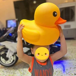 Extra Large Large Yellow Duck Bathing Water Play Toys Shooting Props Desktop Ornaments Cute Duck Healing Mind