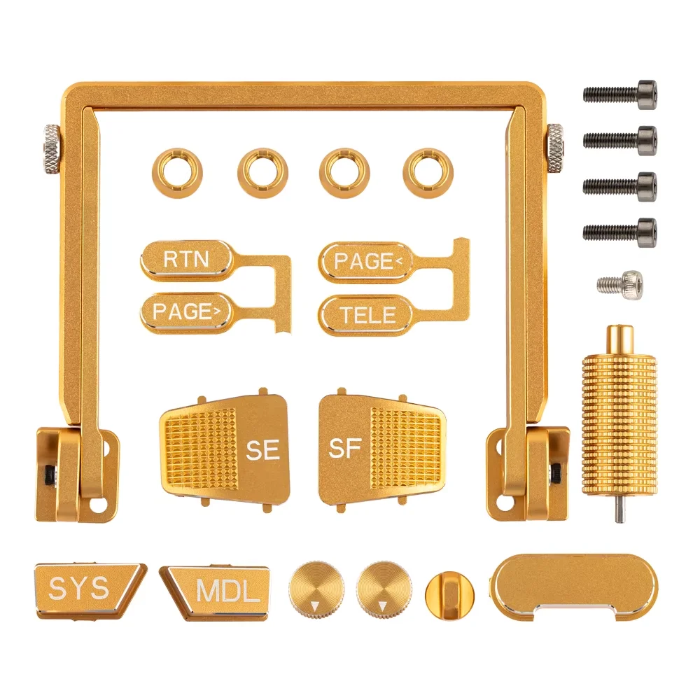 RadioMaster Boxer Transmitter CNC Metal Upgrade Parts, Buttons, Handle, Carbon Fiber Color Face Shell Accessories