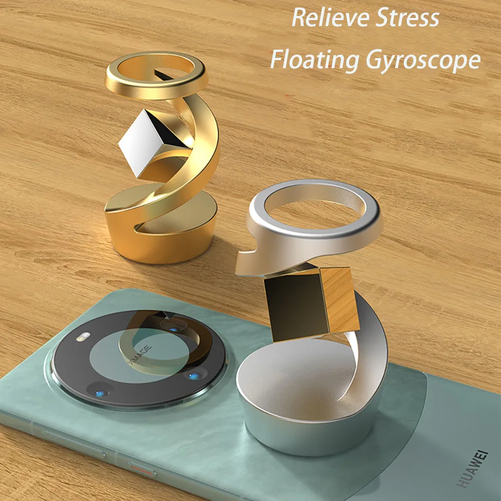

Металлический настольный плавающий гироскоп, гравитационная дефекция, кинетическая настольная игрушка, подвесной гироскоп, спиннеры для взрослых и детей