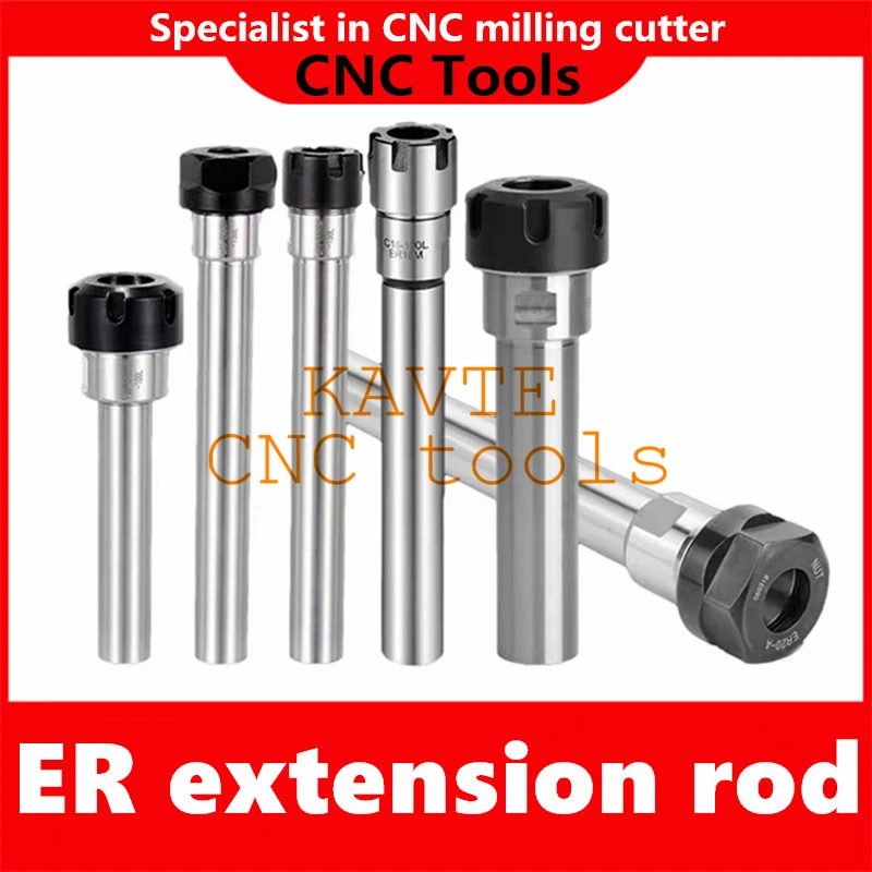 

ER extension rod C8 C10 C12 C16 C20 C25 C32 C40 for ER8 ER11 ER16 ER20 ER25 ER32 ER40 Collet 100L 150L Extension Straight Shank