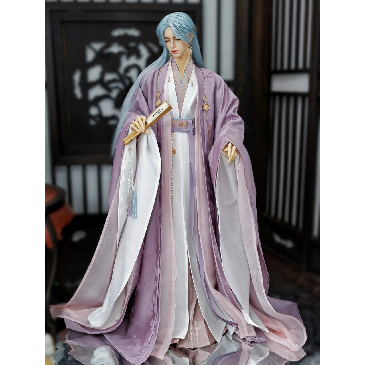 1/3 BJD Hanfu Ancient Costume Robe Warrior Outfit For SD17 POPO68 Longhun73 ID75 Strong Uncle Doll Clothes Accessories A2190