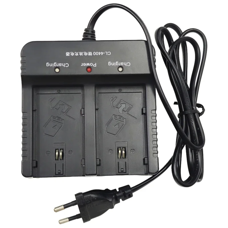 BRAND NEW CL-4400 Dual Charger for Hi-target V30 F61 V50 F66 H32 BL-5000 BL-4400 Batteries Charging