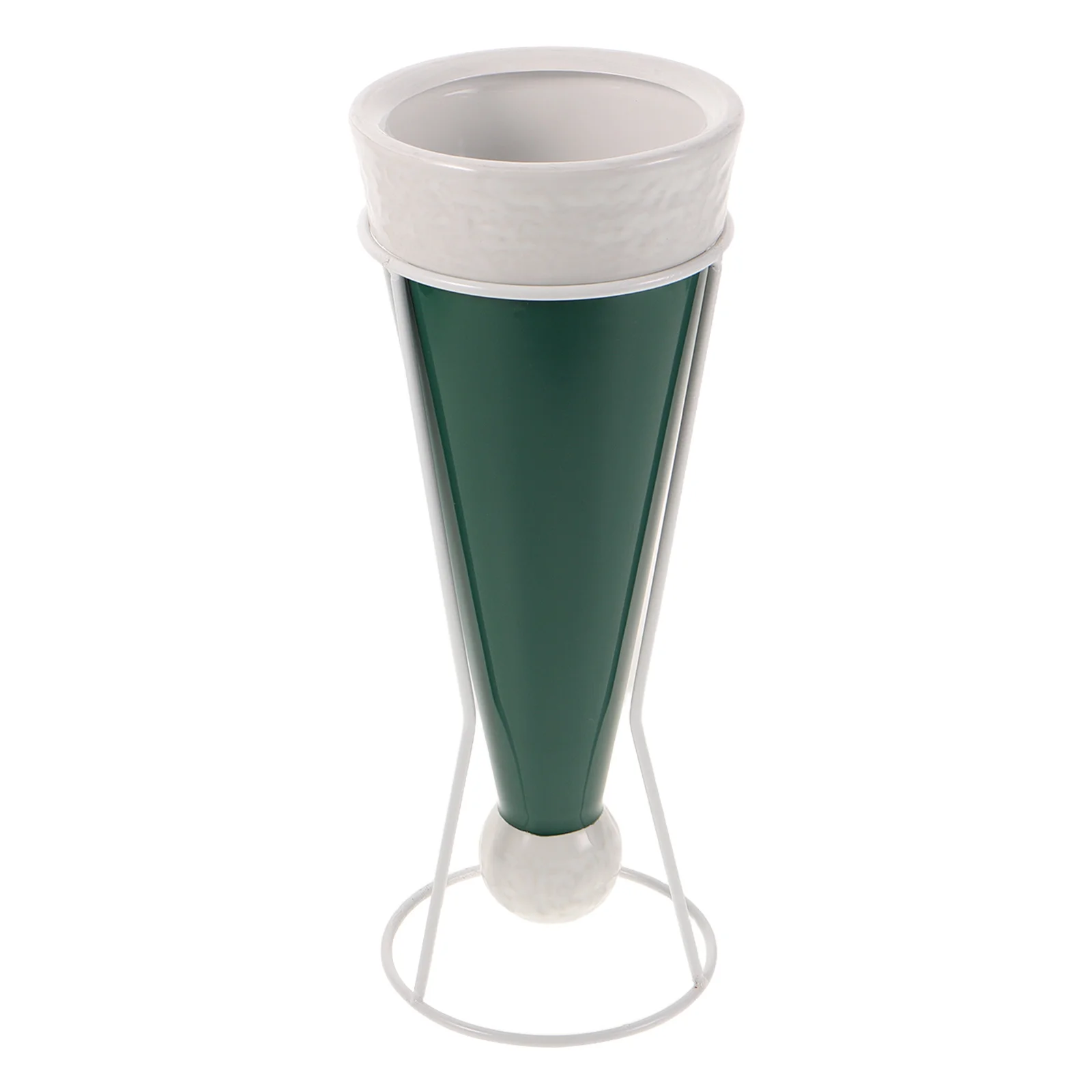 

Vintage Ceramic Christmas Vase Santa Hat Design Festive Flower Holder for Living Room Bedroom Decor Holiday Table Centerpiece