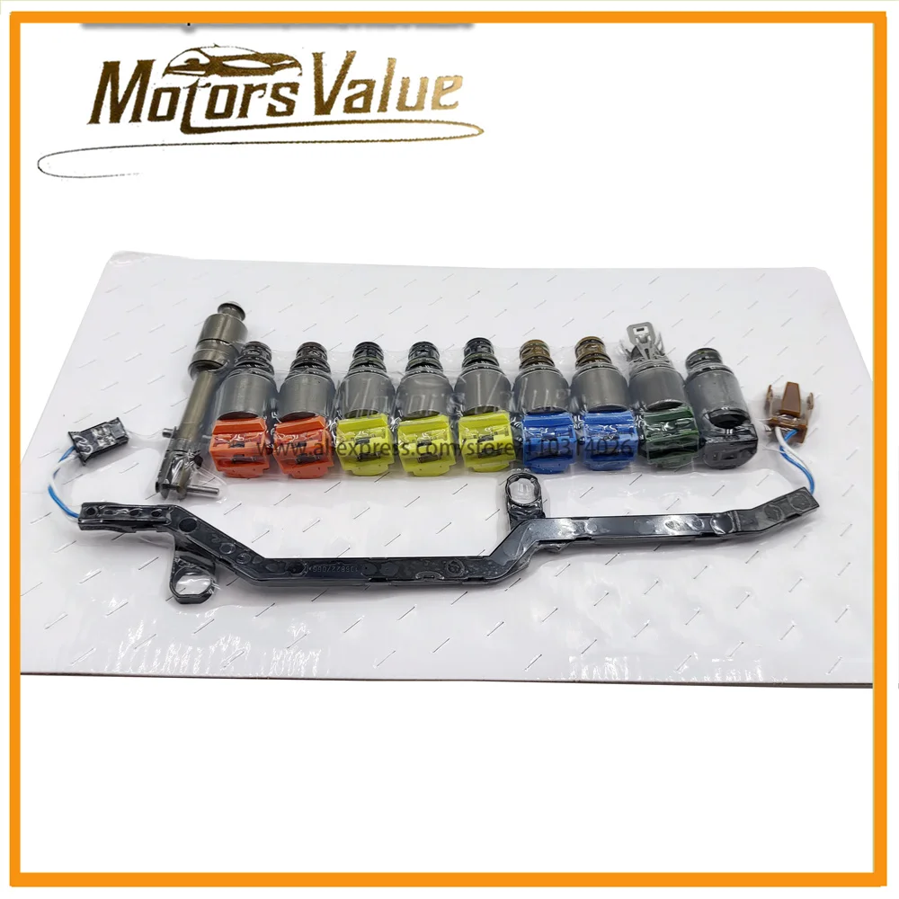 6HP21, Automatic Transmission Solenoid Valve 7Pcs,1068298046, For Audi A4 A6 A8 Q7 BMW X3 X5 Kia Land Rover Auto Gearbox