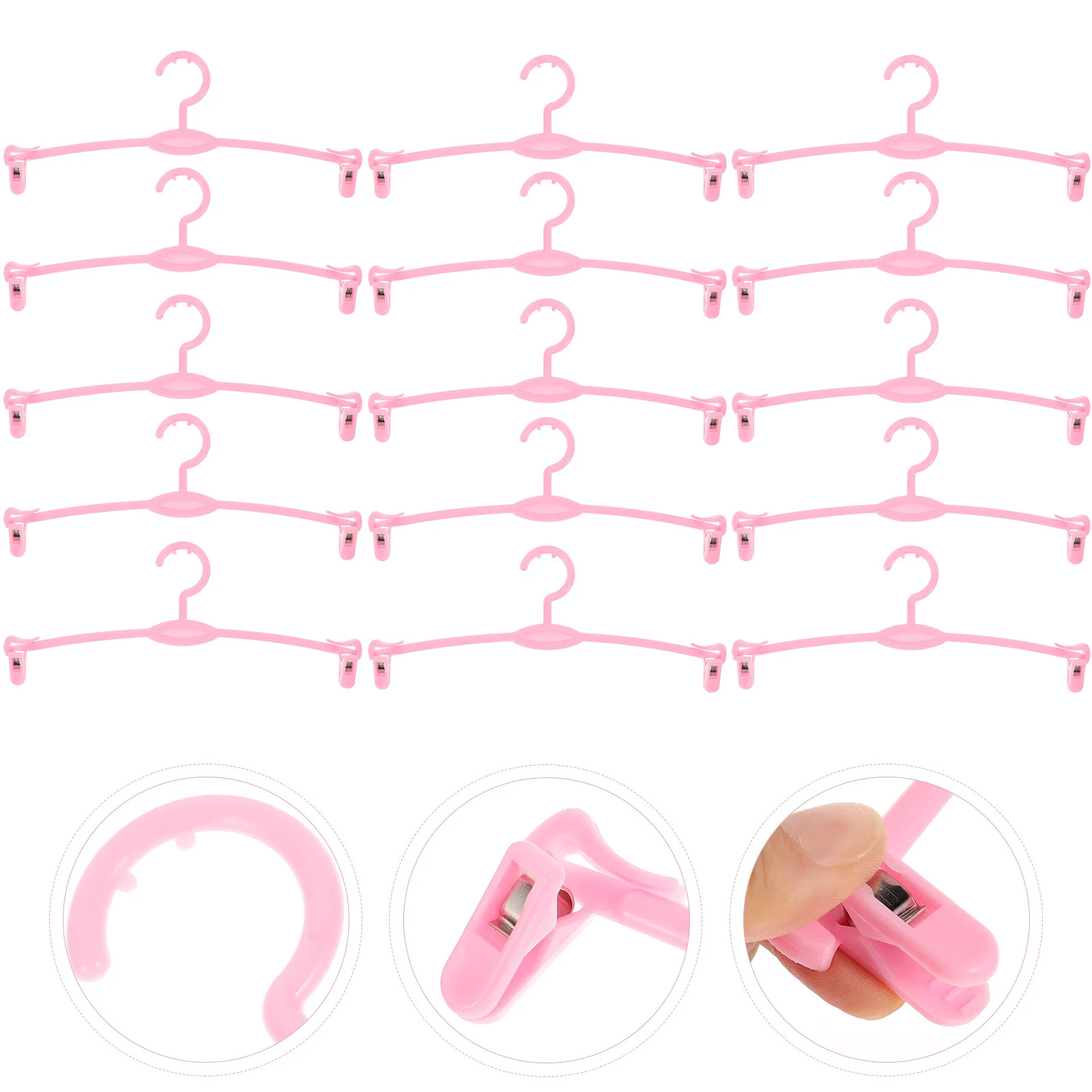

15Pcs Underwear Panties Hangers Weather Resistant Plastic Bra Laundry Drying Rack Non Slip Clips Underwear Hanger