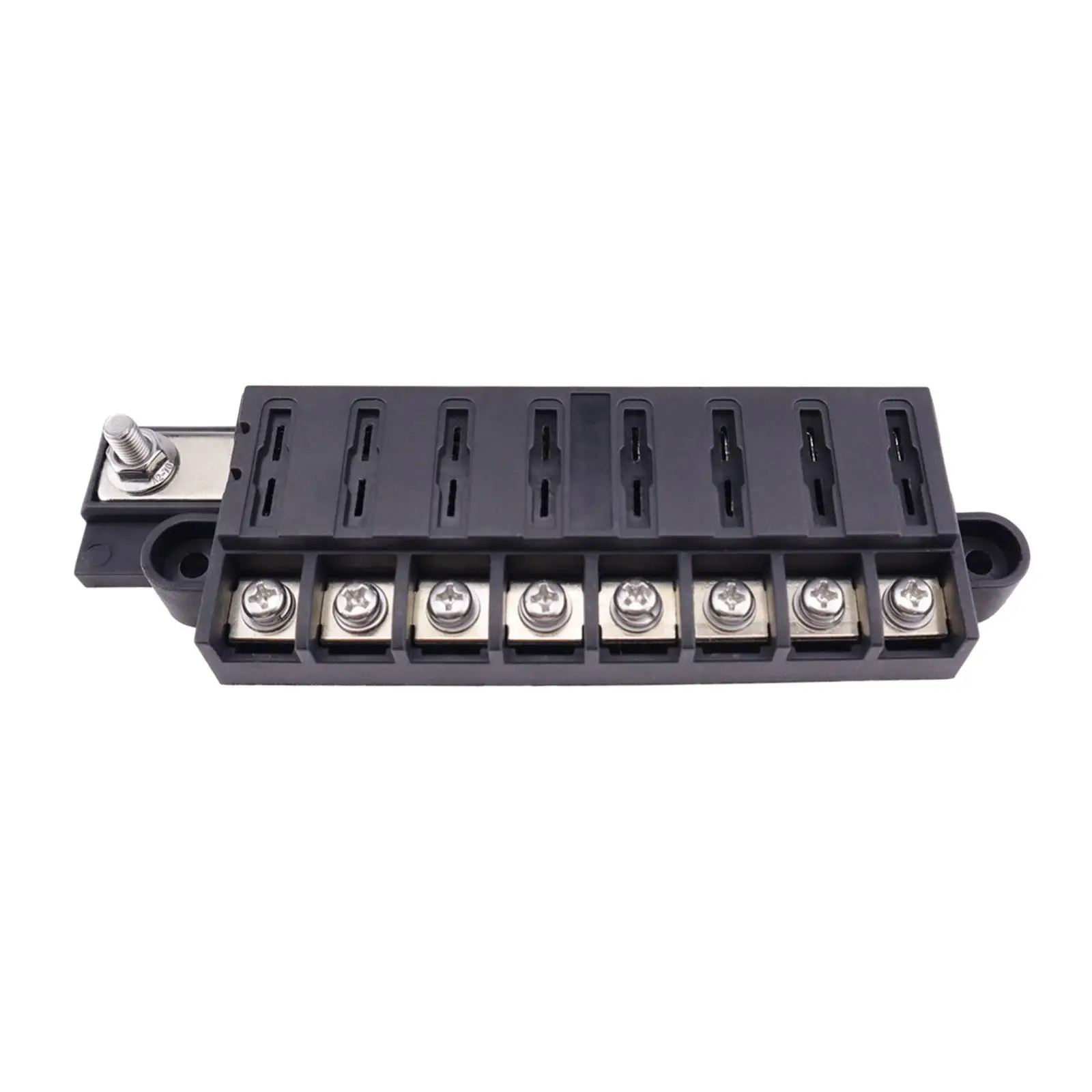 

12v Car Fuse Block Standard Blade Fuse Holder Board Box Transparent Cover Surface-mounted for Truck RV Boat