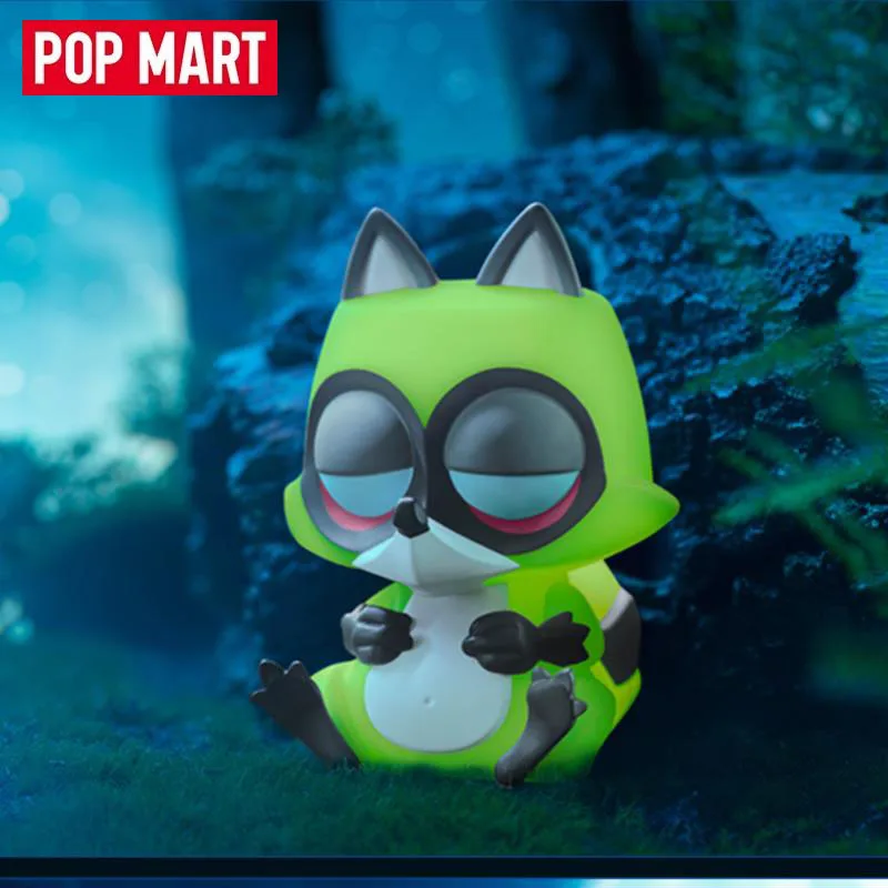 Pop Mart Coarse Little Adventurer Series 3 Good Night Glare Series Blind Box Guess Bag Toys Doll Cute Anime Figure Ornaments