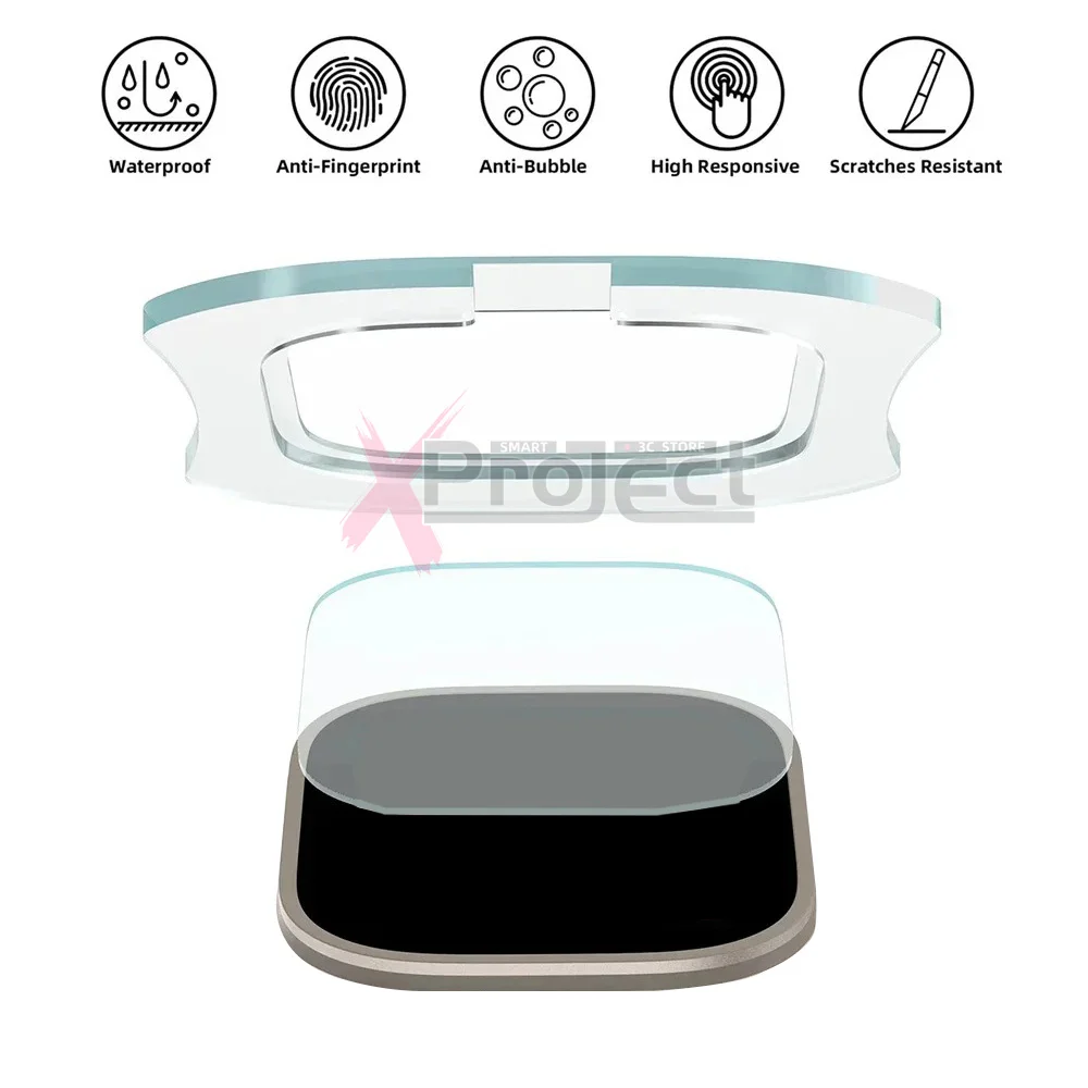 Protecteur d'écran étanche pour Apple iWatch Ultra 2, verre guatémaltèque, installation facile express, anti-rayures, film de protection HD, 49mm