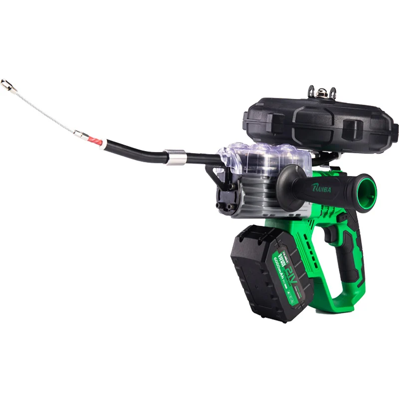 

Threading machine Lithium electric threading device Automatic electrician Universal steel wire piercer Electric wire drawing