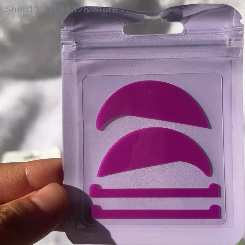 [MP] 1 セット再利用可能なシリコンアイパッドまつげリフティング用まつげパーマシリコンパッドラッシュリフトリボンエクステンションメイクアップツール