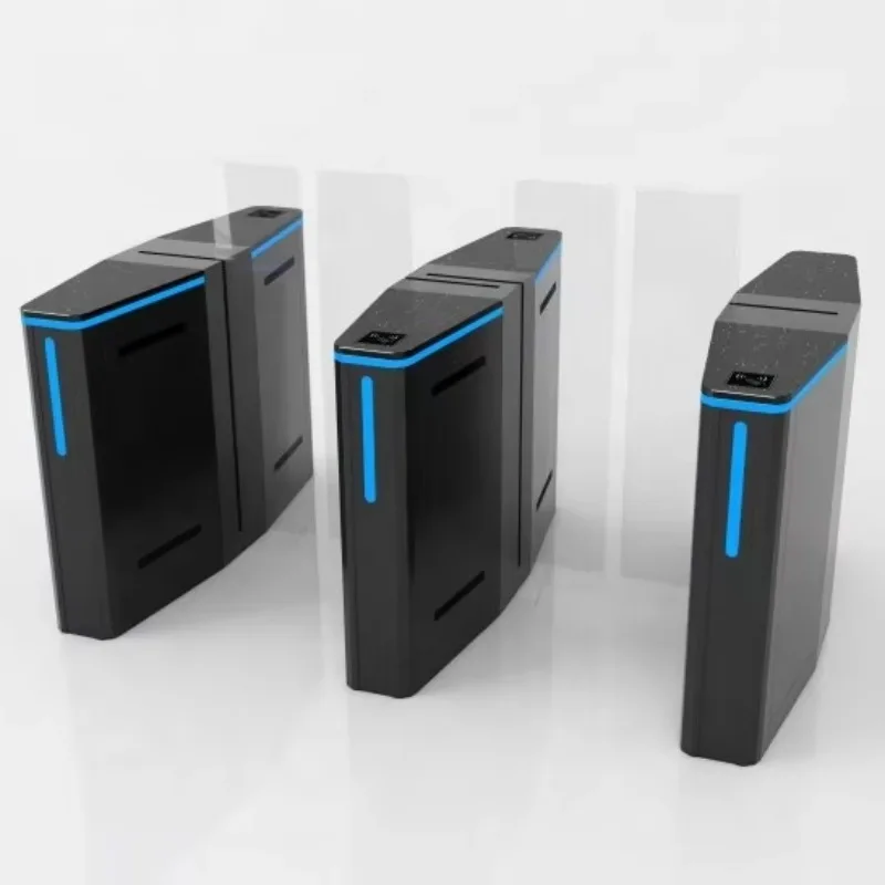 

High Grade Intelligent Automatic RFID Access Control Acrylic Barrier Sliding Turnstile Gate
