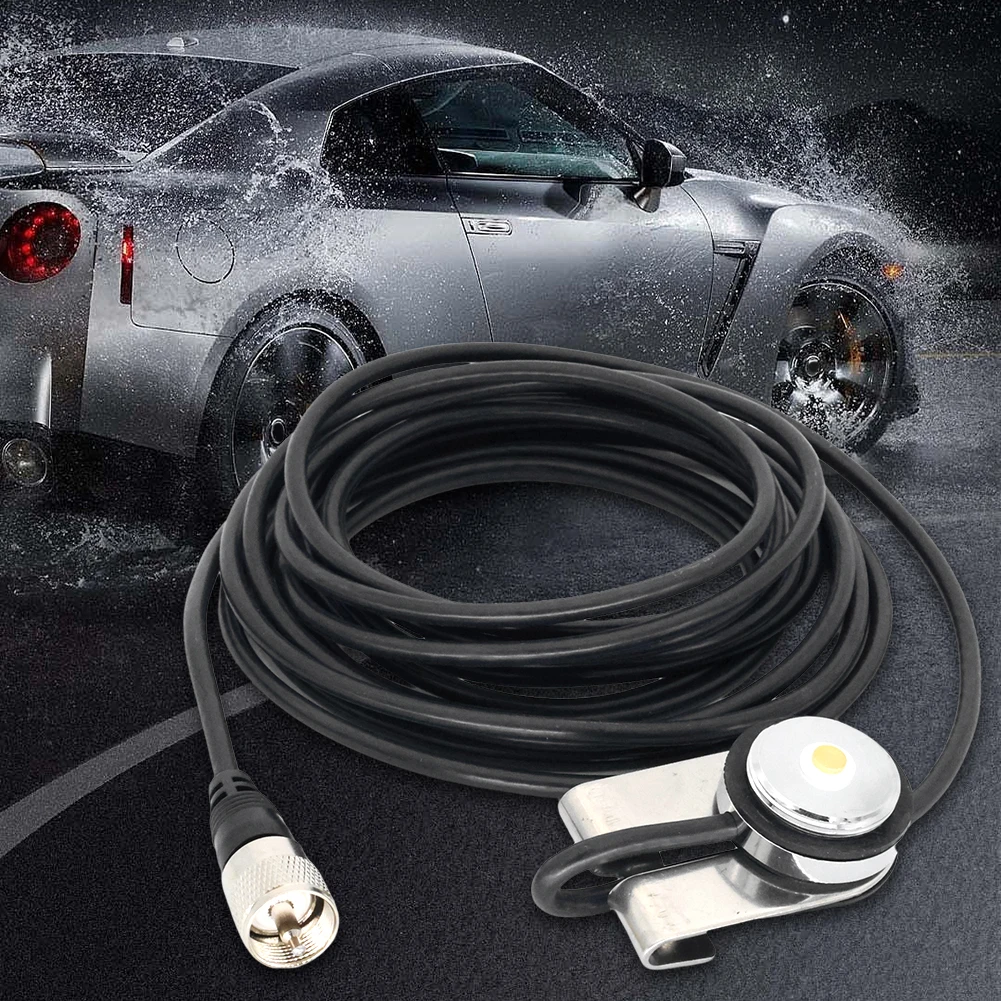 

5M NMO к PL259 RG-58 Коаксиальный удлинительный кабель NMO L-образное крепление для мобильного автомобильного радио Антенный кабель Антенный кабель для мобильных радиостанций