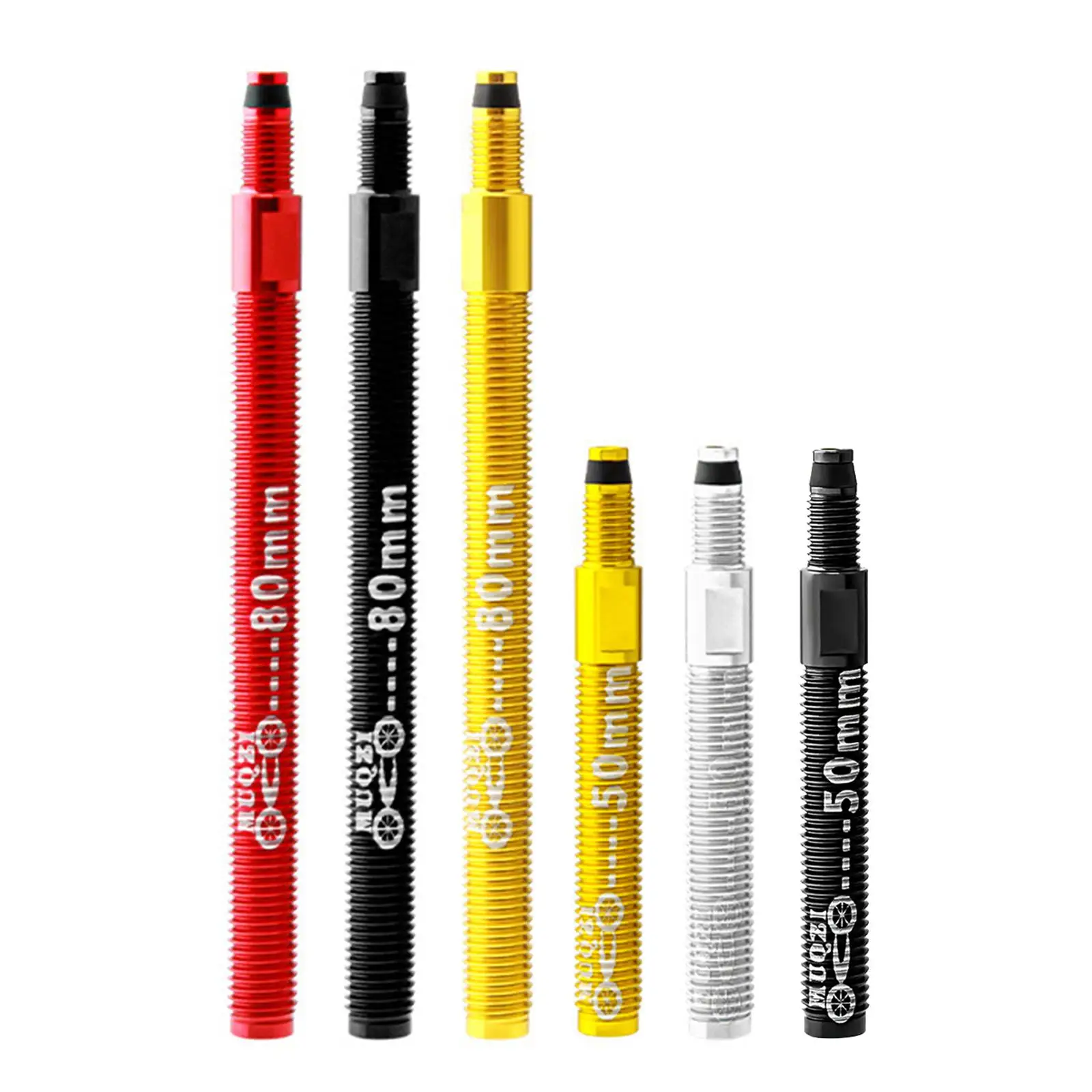 French Presta Valve Extender Tubeless Compatible Waterproof Dustproof Aluminum Alloy for Gravel Bike Accessories