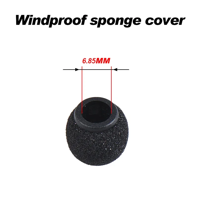 2pcs Lavalier Mic foam windscreen covers with ABS plastic holder Compatible for SONY UWP V1/D11D/21 Wiereless microphone