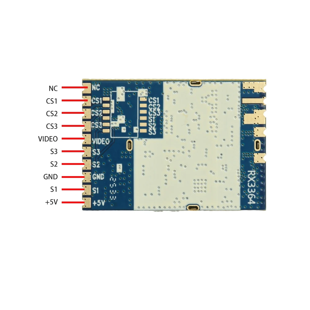 RX3364 3.3G Wireless FPV Image Transmission Module Simulates Wireless Audio And Video Transmission Reception Module
