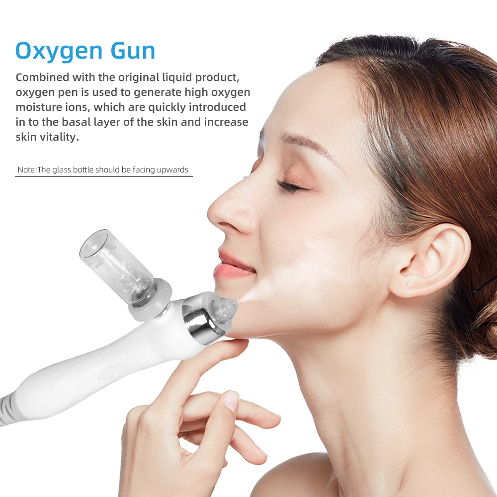 Hydro eau oxygène Jet Peel Machine oxygène Spray Machine faciale nettoyage du visage RF Lifting Dermabrasion soins de la peau appareil de beauté Spa