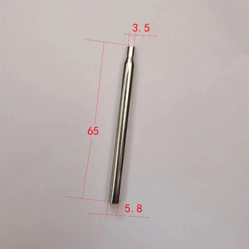 50pcs Octagonal Gem Bonding Stick 65mm 80mm Length 5.8mm Diameter Iron Rod Jewelry Grinding Fixing Tool