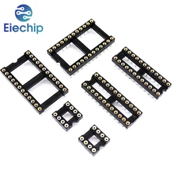 10PCS New Original Circular IC Socket DIP6 DIP8 DIP14 DIP16 DIP18 DIP20 DIP24 DIP28pin Connector Socket 6 8 14 16 18 20 24 28pin