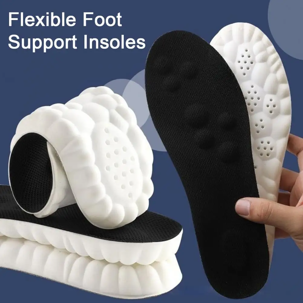 Shock Absorbing Insoles Arch Support Insoles for Foot Fatigue Relief Memory Foam Cushioning Insoles Breathable Shock Absorbing