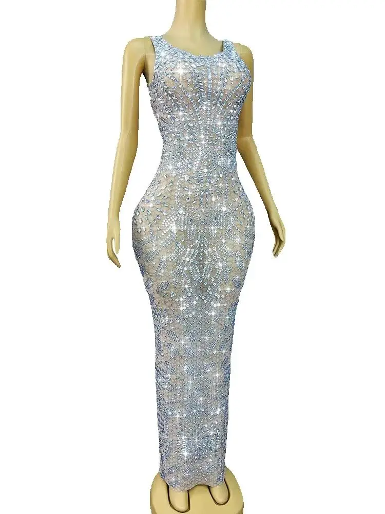 Wysokiej jakości sukienka z seksownymi ramiączkami, odkrytymi plecami i rozcięciem, wykonana metodą hot stamping, nowa kolekcja 2025, odzież damska na zamówienie.