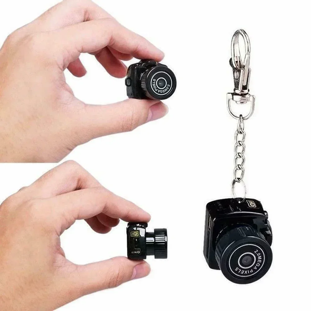 Nanny Tiny Recorder Car Sport Micro Camera HD Video Audio Cam Webcam With Mic Y2000 Camcorder Small DV DVR Security