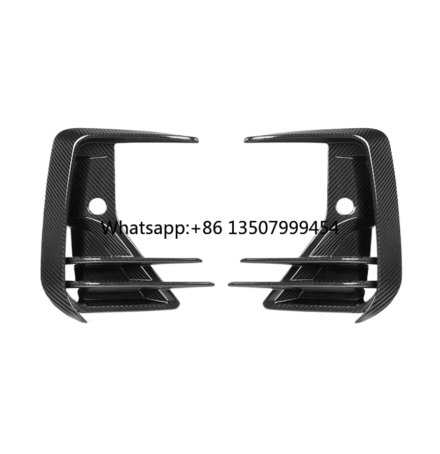 

Prepreg Dry Carbon Fiber Ix3 G08i Front Bumper Canards Vent for 3 Series G80 2023