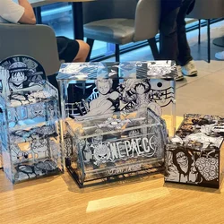 ONE PIECE Splicing Storage Box Monkey D. Luffy Anime Peripheral Removable Storage Rack Desktop Storage Basket Ornament Decorate