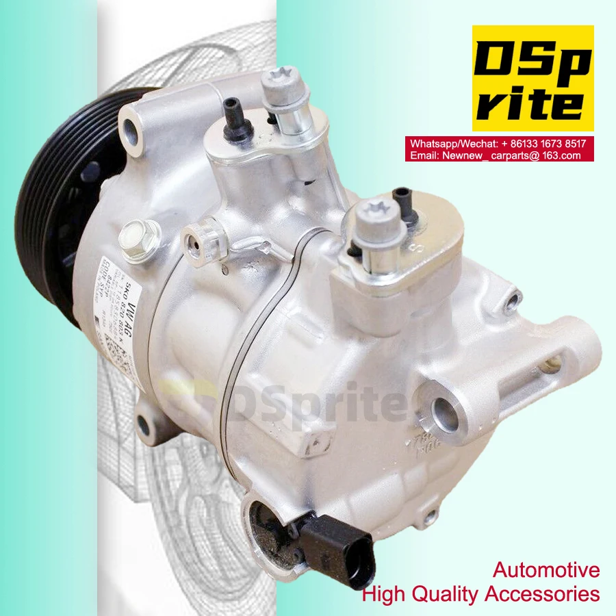

6SEU14C A/C AC Compressor 5N0820803F For VW TIGUAN 2.0 TDI 2007 2008 2009 2010- 8J0260805 1K0820859T 8J0260805A 5K0820803A