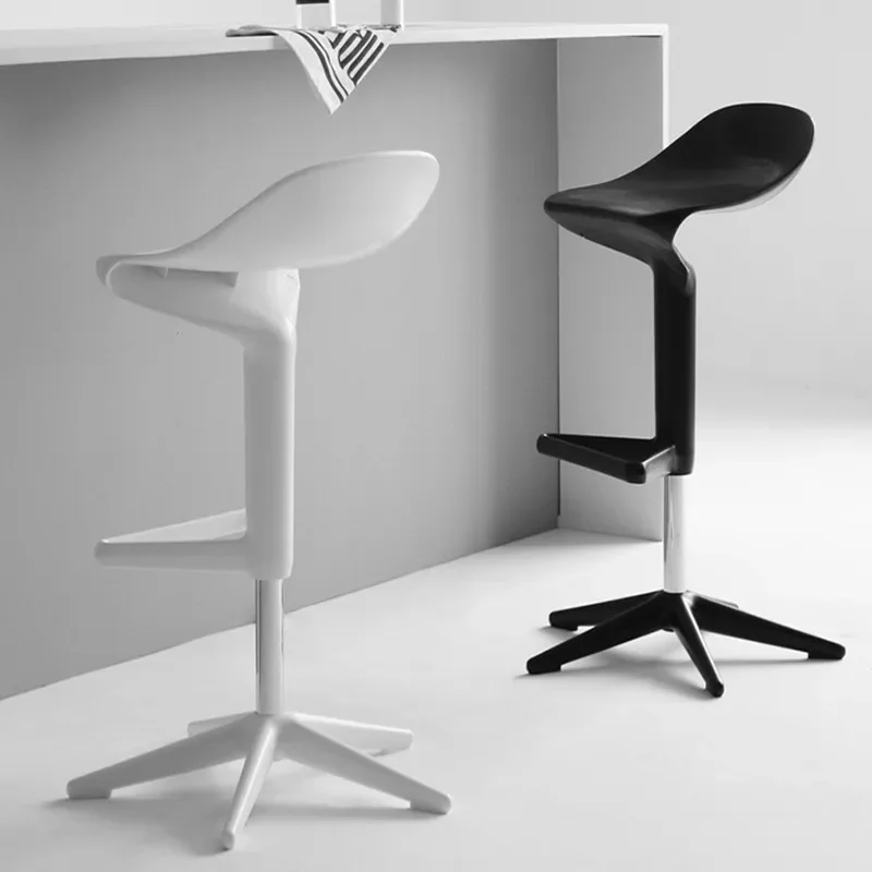 Modern Simple European Swivel Bar Stool Front Cashier High Stool Fashion Bar Counter Chairs Lift High Chair Stools