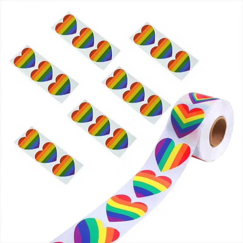 Sticker Versatile Packaging Rainbow Must-have Bulk Sticker Pack Paper Premium Quality Toppers Lgbtq+ Popular Decorative Crafts