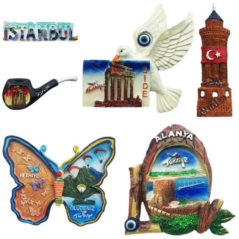 

Turkey Fridge Stickers Istanbul Travelling Souvenirs Fethiye Alanya Kemer Antalya Konya Side Fridge Stickers Christmas Gifts