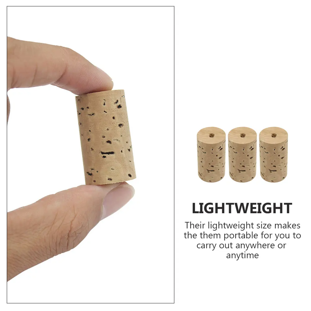 

3 Pcs Flute Cork Plugs Natural Softwood Headjoint Accessories Repair Kit Durable Lightweight Replacement Parts