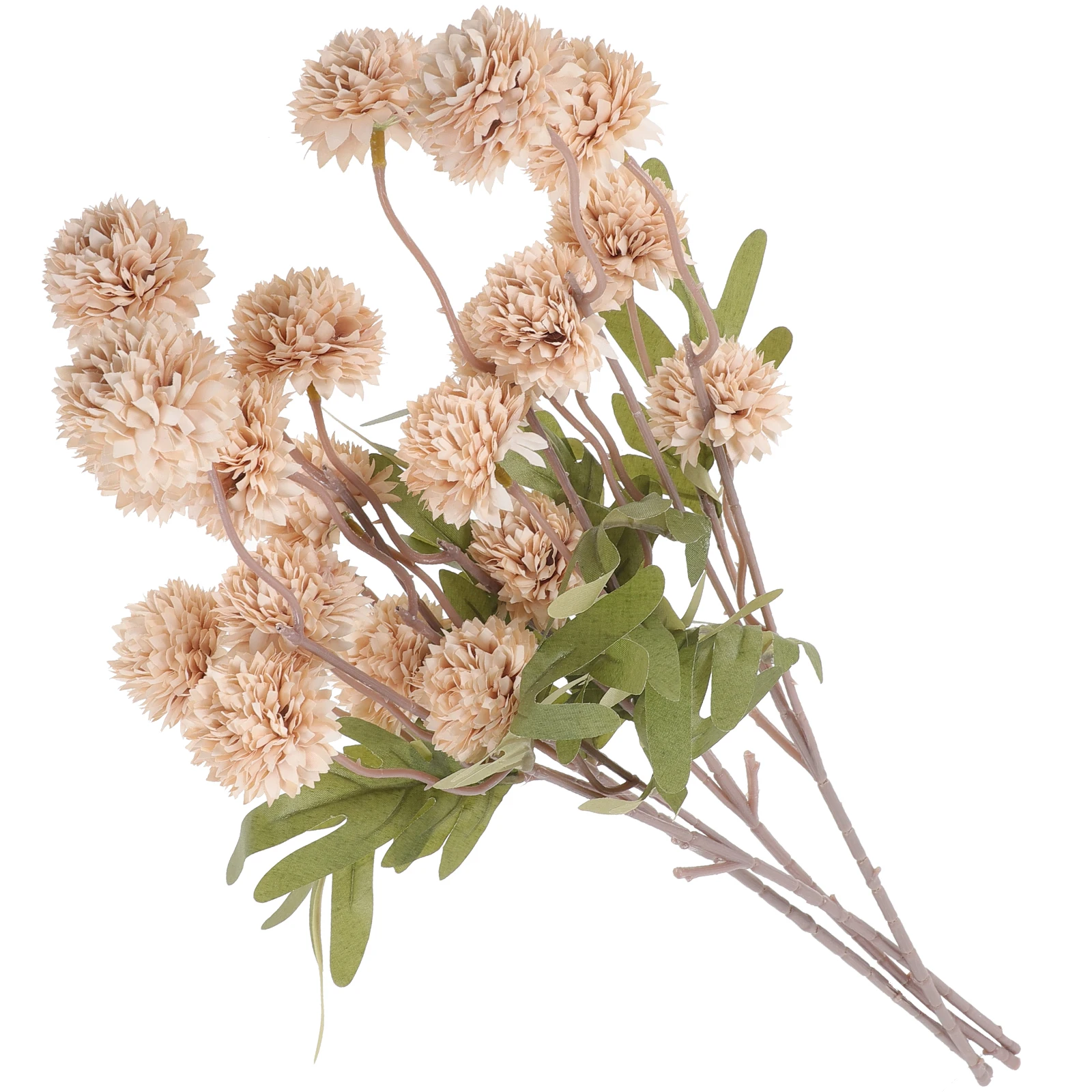 

4 Pcs Fake Bouquet Artificial Flower Bride Plants Outdoor Dandelions Ornaments Plastic Faux