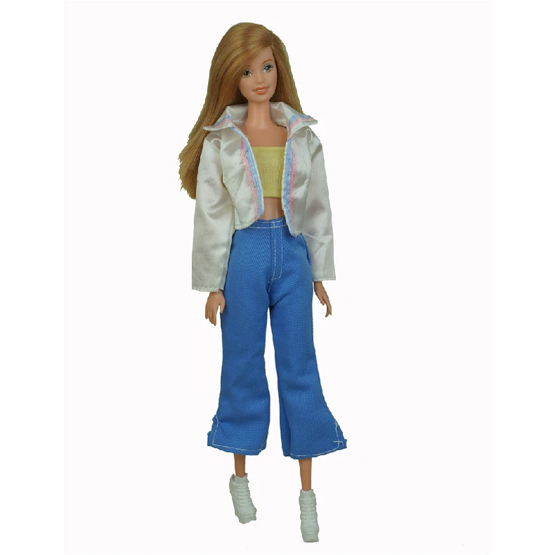 12 Zoll 30 cm Puppenkleidung, handgefertigt, lässiger Stil, Puppen-Outfit, geeignet für BJD-Puppen, modisches Kostüm-Set, Kawaii, Hauspuppe, DIY-Spielzeug – Detail 21