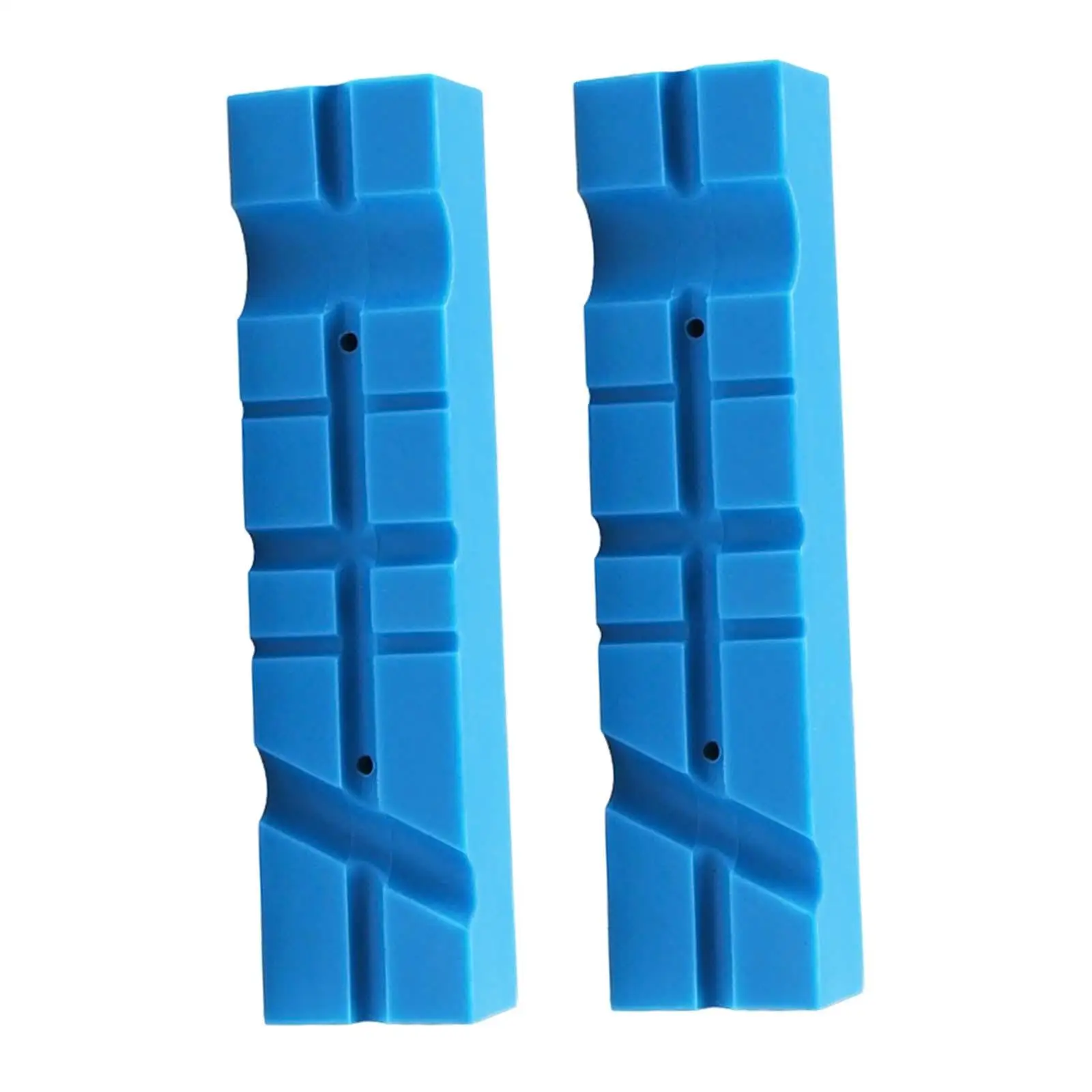 2 Pack Universal Jaw Pads, Multi-Groove Textured Inserts for Jewelry Making And